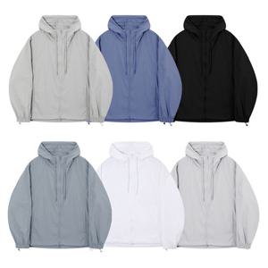 남자 여름 바스락 투웨이 후드 바람막이 OZ-JUS-Q017-그레이