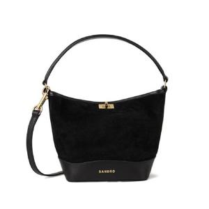 산드로 스웨이드 레더 버킷 백 SFASA01564