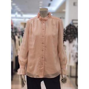 미니멈 세이브존03 미니멈 하이넥 프릴 블라우스 AGMXCAWB7430A