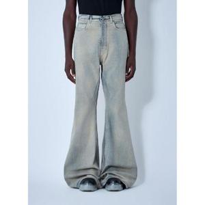 25 FW 릭오웬스 남성 볼란 부츠컷 진  drk0162003wht