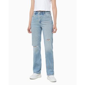 CK진  여성 하이라이즈 스트레이트 미드블루 데님(47D742G)