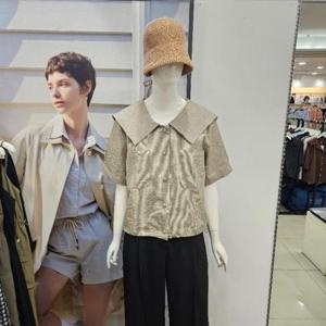 Ab.f.z DP01 세라넥바스락스트링블라우스 AFZ3HB41