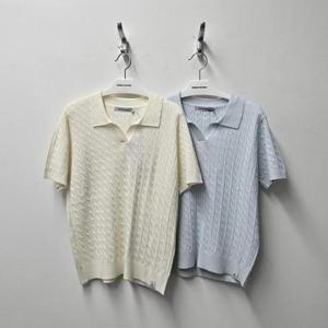 인터크루 HC10 여)꽈베기티에리반팔니트 ITZ2WT52A