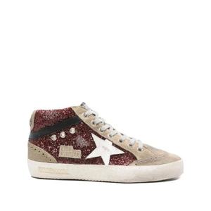 25 FW Golden Goose 미드 스타 글리터 스웨이드 스니커즈 GWF0122F02626 TP441442906