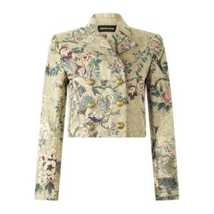 25 FW 로베르토 카발리 페전트 플로럴 더블 브레스티드 재킷 VKT403DJ084 TP441513914