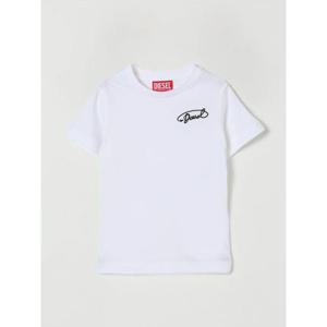 키즈 디젤 티셔츠 J025260CATM K100 White