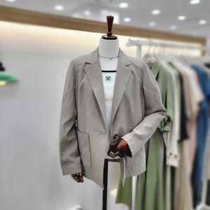 [비지트인뉴욕]린넨 혼합카라 긴팔 자켓 VB4JK92 v_US