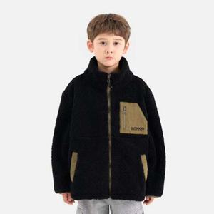 [차일디] 아웃도어프로덕츠키즈 (OD253OJK01 BLK) 포켓 배색 덤블 점퍼 블랙