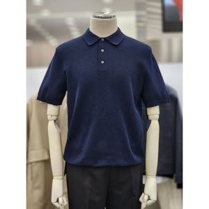 [앤드지]면혼방 카라넥 반팔 니트  BOF2ET1002_DJ