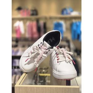 [파리게이츠]521E3SE201_WH-여성 불박 디테일 논스파이크 골프화-(25년가을)