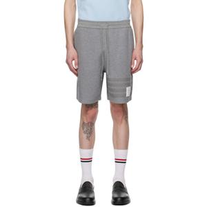 톰브라운 그레이 스트라이프 코튼 쇼츠 MJQ217A-J0191 251381M193010