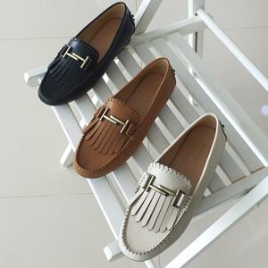 [샵앤]버클 프린지 여성 드라이빙 슈즈 GR-WSE-2623