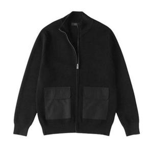 [빠니깔레][빠니깔레] 하이넥블루종 집업니트가디건 m-init71bk