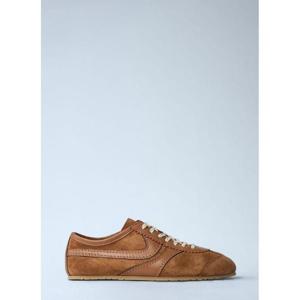 25 FW 드리스반노튼 여성 스웨이드 로우탑 스니커즈 dvn0261006tan