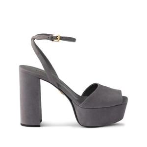 프라다 버클 스트랩 플랫폼 샌들 115mm 1XP48BFE115008