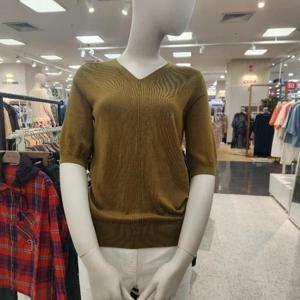 올리비아로렌 HC05 브이넥 니트풀오버 VOC BL4F7321