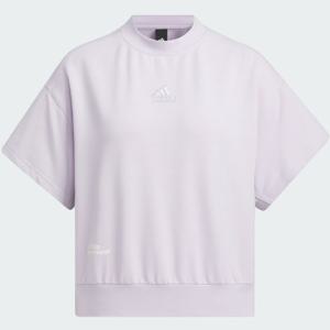 [아디다스(퍼포먼스)]여성용 라운지 반소매 티셔츠 IM8867