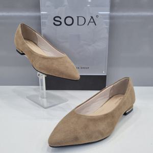 [소다][소다]여성 구두 플랫 FLF305 베이지_US