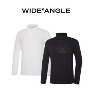 [와이드앵글]   WMU23211   CO 모노그램 보더 폴로 티셔츠 M