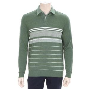 런던포그 세이브존04 올리브 레이어드 셔츠 니트 LORNA454