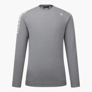 데상트골프티셔츠 JQS DP31MFKP96-GRYG 남성 캐시혼방 라운드 스웨터 / Grey