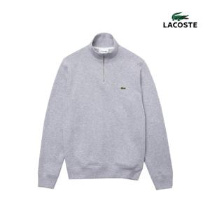 라코스테 남녀공용 반집업 코튼 스웨트셔츠 SH1927 그레이