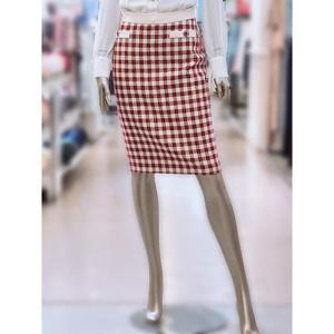 미니멈 세이브존03 미니멈 체크배색 H라인 스커트 AMXCGWS7090GA
