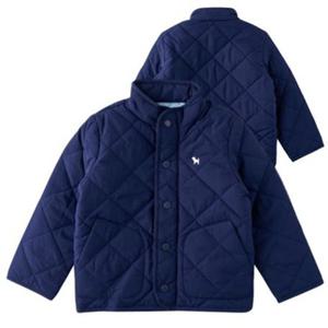 [블루독8-키즈] 네이비 윈디B.베이직퀼팅점퍼 반목패딩 공용 파카 두돌선물 초등학생 25A7511302