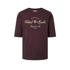 헤지스레이디스 (HSTS5C701) 수피마 코튼 루즈핏 그래픽 티셔츠