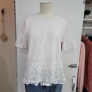 올리비아하슬러 DP01 플레어 레이스 블라우스 OHEMBL502