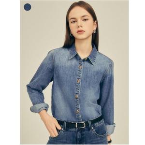 [게스(진)]여성 베이직 데님 셔츠 OO3D1289