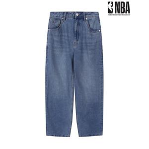 [엔비에이]남녀공용 엔비에이 NBA 와이드 워싱 데님 팬츠 N253DP395P
