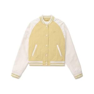 M 커버낫자켓 CQK CO2401JK70-LY 우먼 바시티 자켓 Light Yellow