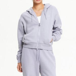 뉴발란스후드집업 KQJ NBMDE4W902-76 WOMEN 에센셜 기모 후드집업(SEMI-OVER FIT)