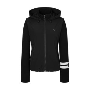 헤지스 골프 여성 25FW 블랙 여성 우븐 방풍 하이브리드 집업 니트 HWSW5D720BK