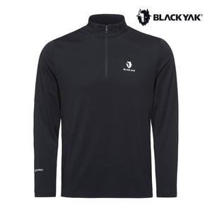 [블랙야크] (BY_1BYZTFU001_BK_) 남성 폴라텍 파워드라이 집업 긴팔티 1 1BYZTFU001_BK