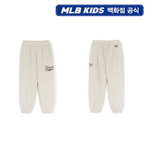 [MLB키즈PG] 스트릿 빈티지 레터링 조거 팬츠 (7APTB0554-50CRD)