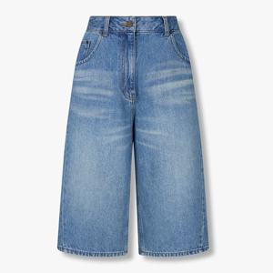 [톰보이]백 디테일 배기핏 하프 데님팬츠 (9105362108)