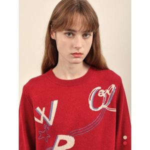 올리비아로렌 sh06 자카드니트풀오버 VVCBL4WA282