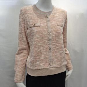 올리비아하슬러 HC04 가디건 느낌의 메탈라운드 버튼 티셔츠 디자인 OHESTS201