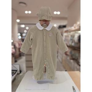 오가닉맘 그린벨로아긴소우주복+모자세트(출산돌선물) (MKZPQE01)