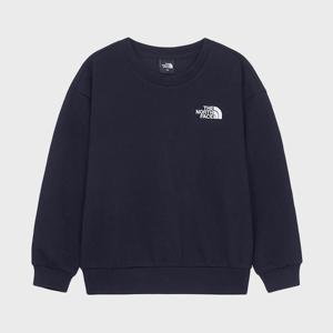 [노스페이스] (NFM_NM5MR50U_NAV_) 키즈 고-투 스웻셔츠 NM5MR50U_NAV