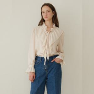 [올리브데올리브]요루 러플 블라우스 (OW5AB803-GB)