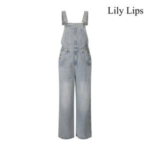 릴리립스  데님 롱 점프수트 (YL9OP001)