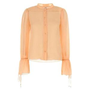 25 FW 끌로에 실크 블라우스 CH25UHT50116 TP437347310