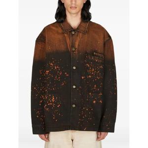 25 FW 게스 페인트 스플래터 프린트 데님 재킷 M3GU98D50O0 TP442511273