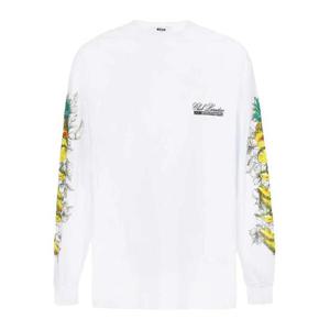 25 FW 엠에스지엠 프루츠 프린트 긴소매 티셔츠 3440MM189237002 TP441880602