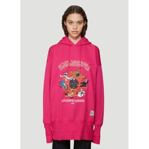 25 FW 베트멍 여성 Oversized Cartoon Embroidered Hooded Sweatshirt vet0236009fux