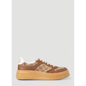 25 FW 구찌 여성  GG 슈프림  멀티 패널 스니커즈 guc0247141brn