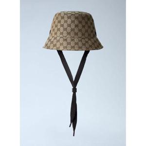 25 FW 구찌 남성 로고 모티프 버킷 햇  guc0161084bei